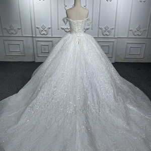 Con cuentas llenas de lentejuelas flor Sweetheartwedding vestido de fiesta vestidos Jancember 6563 - Product Image 2