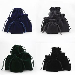Bolsas de Embalaje Grandes Personalizadas al por Mayor de Fábrica, Bolsitas de Terciopelo para Joyería, Bolsas de Regalo de Franela con Cordón, Bolsas de Maquillaje de Gamuza - Product Image 5