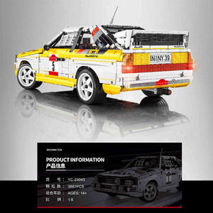 YC 23043 Audi S1, modèle <span class=keywords><strong>de</strong></span> <span class=keywords><strong>voiture</strong></span> <span class=keywords><strong>de</strong></span> <span class=keywords><strong>course</strong></span> authentique et autorisé, blocs <span class=keywords><strong>de</strong></span> construction en plastique, jouet pour rallye <span class=keywords><strong>de</strong></span> Le Mans, ensemble <span class=keywords><strong>de</strong></span> voitures <span class=keywords><strong>de</strong></span> sport - Product Image 2