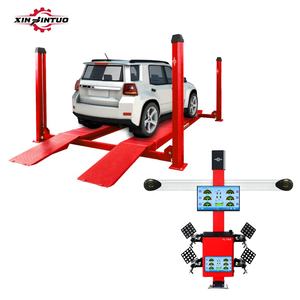 Venta de Xinjintuo, un conjunto completo de elevador de automóviles, alineación de ruedas 3D, máquina cambiadora de neumáticos y combinación de equilibrador de ruedas - Product Image 3