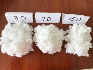 Fibra hueca de poliéster Virgen 100% 15D y 3D Finura Fábrica de China Fibra de poliéster de silicona para material de relleno de sofá - Product Image 4