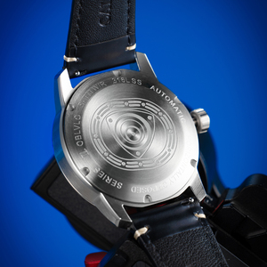 Orologio meccanico con <span class=keywords><strong>rotore</strong></span> dal Design originale obblvlo da uomo con cinturino in carbonio forgiato luminoso ad alta tecnologia JM-ROTOR - Product Image 6