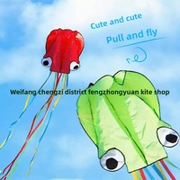 Cerfs-volants pieuvre haut de gamme pour adultes et enfants à Weifang, faciles à piloter avec une brise douce et un design sans cadre