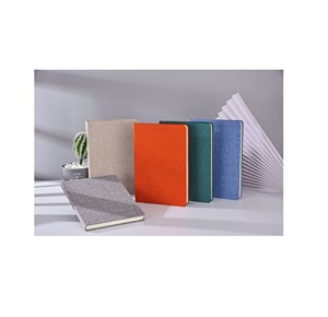 Wholesale A5 B5 Pure Color Linen Hardcover <strong>Notebook</strong> <strong>Diary</strong> Gift - Product Image 1