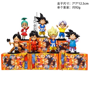 Caja Sorpresa de Figuras de Anime, Set de 6 Piezas Clásicas de la Infancia con <span class=keywords><strong>Goku</strong></span> y Gohan, para Fanáticos Principiantes, Regalo para Estudiantes, Decoración de Escritorio - Product Image 4