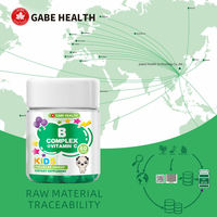 Gummies véganes sans sucre pour enfants, complexe de vitamines B, soutien énergétique et immunitaire, développement cérébral, complément alimentaire pour enfants, OEM