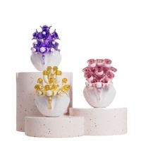 Briques Botaniques Translucides en Forme de Fleurs et Coquilles d'Œufs pour Décoration de Bureau – Vente en Gros OEM/ODM