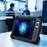 Tablette biométrique robuste FP08, tablette biométrique industrielle, ordinateur biométrique mobile, tablette portable de vérification d'identité