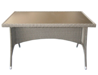 Ensemble de table et de chaises en osier pour salle à manger en rotin Offre Spéciale