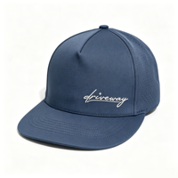 Casquette de baseball snapback en polyester imperméable, perforée au laser, avec logo personnalisé, vente en gros
