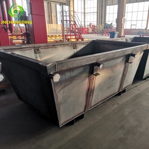 <span class=keywords><strong>Bac</strong></span> à déchets industriel ouvert de 4 m³ en <span class=keywords><strong>acier</strong></span> soudé durable pour les chantiers de construction résidentiels et commerciaux - Product Image 6