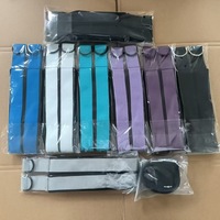 Sangle de cheville à anneau double pour lit de yoga, avec poignée de traction et dragonne, modèle YF0007