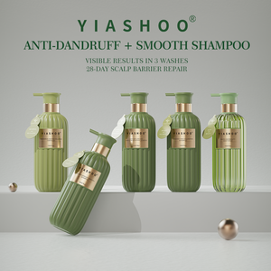 Green Bottle Anti Dandruff Smooth <b>Shampoo</b> Amino Acid Botanical Oil Control Hair Cleansing for Daily Care - Product Image 4