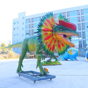 Dinosaurio Animatrónico Gigante Realista de 6 Metros para Parque Temático, <span class=keywords><strong>Dilophosaurus</strong></span> para Ensamblar - Product Image 2