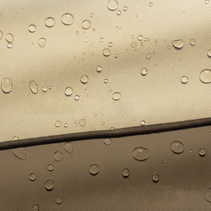 Housse de table d'appoint de patio extérieure carrée en tissu Oxford beige, housse anti-poussière avec fonction imperméable pour canapé et meubles - Product Image 1