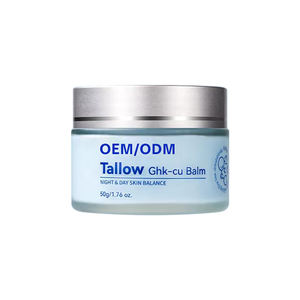 Bálsamo Humectante Corporal OEM/ODM Antienvejecimiento con Sebo de Res Alimentada con Pasto, Color Azul - Product Image 1