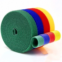 Attaches de câble auto-adhésives multifonctionnelles Crochet et boucle dos à dos Sangles auto-agrippantes à rouleau continu