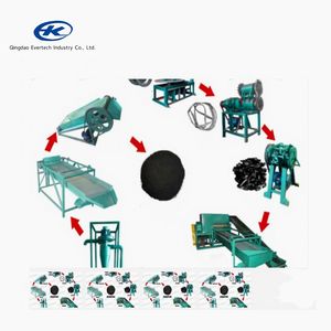 <span class=keywords><strong>Machine</strong></span> de recyclage automatique de pneus à haut rendement, broyeur de pneus usagés - Product Image 3