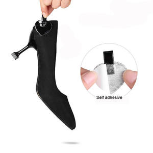 Pas de nœuds, talon auto-adhésif, <span class=keywords><strong>Anti</strong></span>-érosion, chaussures invisibles, <span class=keywords><strong>Anti</strong></span>-chute, doux et confortable, bande de chaussures en cuir PU, Kit de bracelets - Product Image 2