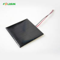 Resin Epoksi Panel Surya Terbungkus IP67 Tahan Air Sel Surya Mono untuk Kerajinan DIY Ukuran dan Bentuk Kustom Efisiensi Tinggi 22,7% OEM