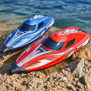 Yacht ad Alta Velocità con Capovolgimento a un Tasto, Luci LED Colorate, Impermeabile, Anti-Collisione, Barca Giocattolo Telecomandata per l'Estate - Product Image 2