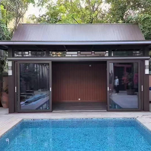 Verrière moderne en aluminium et verre, conçue sur mesure, avec toit incliné, idéale pour les hôtels comme espace solaire isolé - Product Image 5