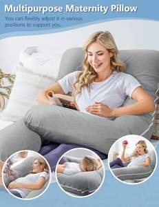 Bantal ibu hamil 60 inci, sarung bantal tidur ibu hamil tinggi, pendingin sutra bernafas - Product Image 4