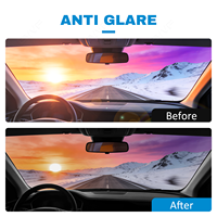 Film de protection anti-UV et anti-explosion pour pare-brise de voiture, protecteur de vitre avant avec film de verre automobile HD transparent