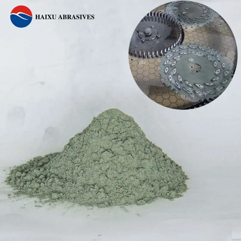 Green silicon carbide abrasive carborundum powder GC glass polishing powder