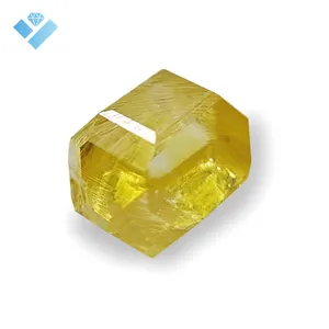 옐로우 Hpht 러프 다이아몬드 제조업체 6-7ct 합성 러프 컷되지 않은 다이아몬드 가격 캐럿 당
