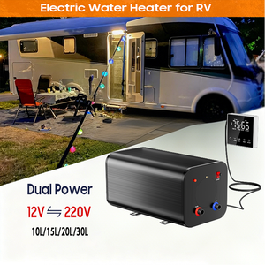 <span class=keywords><strong>Chauffe</strong></span>-<span class=keywords><strong>eau</strong></span> portable 10L à double alimentation 12V/220V pour camping-car, avec coque en plastique, pour camping et caravane - Product Image 5