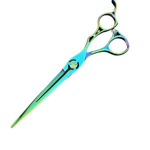 กรรไกรตัดขนสัตว์เลี้ยง JP440C ขนาด 7 นิ้ว ใบมีดสแตนเลสแบบกลวง กรรไกรกรูมมิ่งสุนัข อุปกรณ์เสริมความงาม - Product Image 4