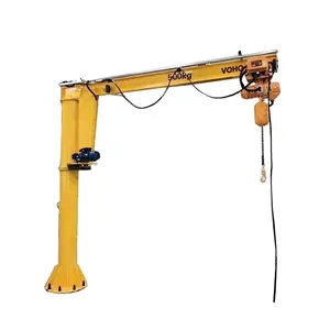 Hoisting Machinery 500 kg 1 ton 5 ton Electric & Manual Cantilever JIB Crane with Hoist