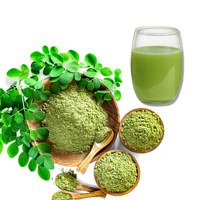 Bubuk Daun Moringa Oleifera Label Pribadi 100% Murni, Pasokan Grosir untuk Teh, Smoothie, dan Produk Kesehatan