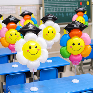 หมวกจบการศึกษาแบบกลุ่มโรงเรียนดอกทานตะวันอุปกรณ์ประกอบฉากงานปาร์ตี้บอลลูน - Product Image 4