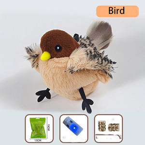 रिचार्जेबल इको-फ्रेंडली इलेक्ट्रिक कैट खिलौने, प्लग इंटरैक्टिव पालतू आंदोलन खिलौने से बने पक्षी - Product Image 6