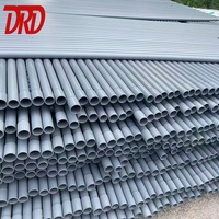 Tuyau de protection de câbles souterrains en PVC à haute résistance mécanique, épaisseur de paroi uniforme, anti-âge