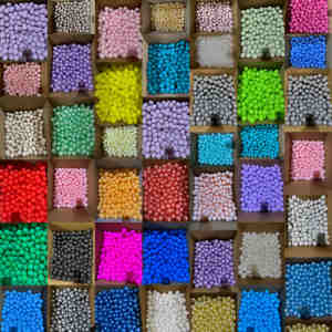 Haute Qualité 5.5cm 6cm 7cm 8cm Coloré 5000 Boules De Pit Boules pour Enfants Pas Cher Coloré En Gros Boule En Plastique - Product Image 6