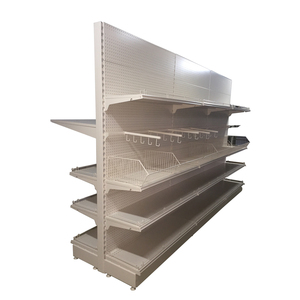 Fabricante Chino <span class=keywords><strong>de</strong></span> Góndolas Metálicas <span class=keywords><strong>de</strong></span> Doble Cara para Tiendas y <span class=keywords><strong>Supermercados</strong></span>, con Tamaño y Color Personalizados - Product Image 5