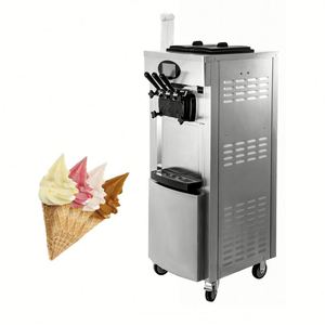 เครื่องทำไอศกรีมแบบนิ่มของ Sihao YKF-8228T ทางการค้าที่มี2 + 1รสชาติและเครื่องทำไอศกรีมแนวตั้ง2ตัว2200วัตต์ - Product Image 6