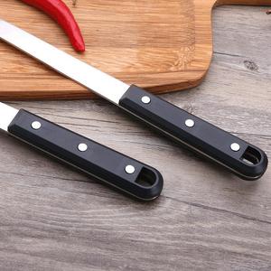 Black Pearl Stainless Steel Spatula With Abs <b>Handle</b> For Cooking Stir Frying Soup Serving Thickened Non Stick <b>Pan</b> Use - Product Image 3