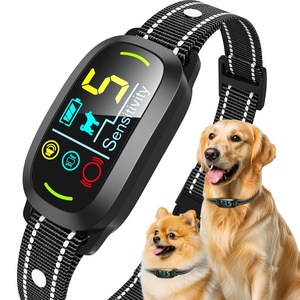 Collier <span class=keywords><strong>anti</strong></span>-aboiement statique, vibrations, avertissement sonore, étanche, rechargeable, <span class=keywords><strong>anti</strong></span>-aboiement pour chien - Product Image 1