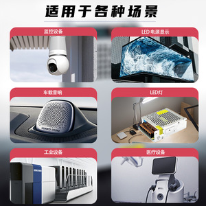 แหล่งจ่ายไฟสลับ AC-DC 28V 200W 7.14A เอาต์พุตเดี่ยวในร่มสำหรับเครื่องพิมพ์ CNC ระบบตรวจสอบ - Product Image 3
