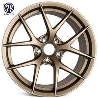 Jantes en alliage d'aluminium pour voiture de 17, 18 et 19 pouces, fabrication par flow forming, PCD 5x112/114.3/120, pour Honda, Toyota, Mazda, Mercedes Benz, Audi, BMW