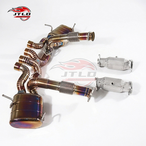 Système d'échappement complet en alliage de titane pour Corvette C8 Z06 5.5L V8 2023+, haut débit, tubes lisses, résistant à la chaleur - Product Image 1