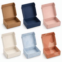 Boîte d'expédition en carton ondulé personnalisée, boîte d'emballage pliable en papier kraft pour le commerce électronique, la vente au détail et les cadeaux par abonnement
