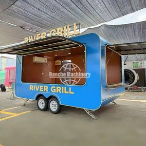 Camions de restauration populaires pour la vente de café, hot-dogs, glaces, pizzas et autres plats rapides en bordure de rue, entièrement équipés, en acier inoxydable, avec GPS. - Product Image 3