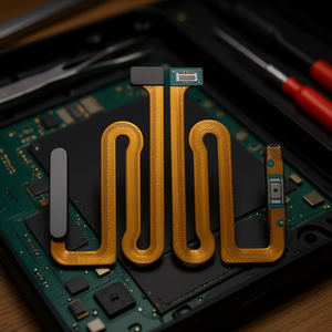 Câble flexible pour bouton d'alimentation et lecteur d'empreintes digitales pour Samsung Galaxy A04s A047F - Product Image 3