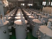 Transformador de Potencia Monofásico de Baja Tensión de 11kv 40kva Sumergido en Aceite para Montaje en Poste