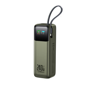 Opaqi 240W พาวเวอร์แบงค์ชาร์จเร็ว 20000mAh พร้อมหน้าจอ LED และปลั๊กในตัว, พอร์ต USB-C และ USB-A แบบคู่ รองรับ PD 3.0 Input/Output - Product Image 6